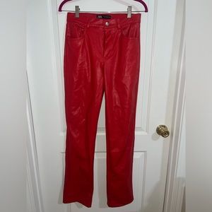 Zara leather pants
